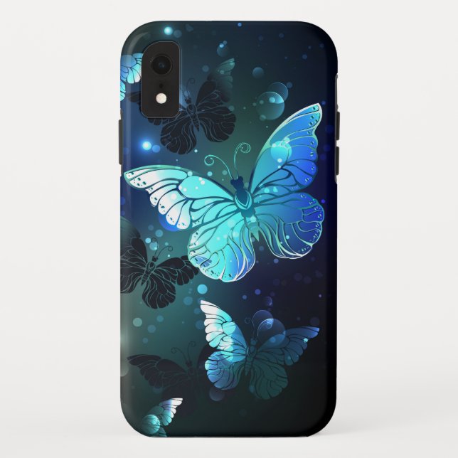 Capa Para iPhone, Case-Mate Borboleta Noturna Flutuante (Verso)