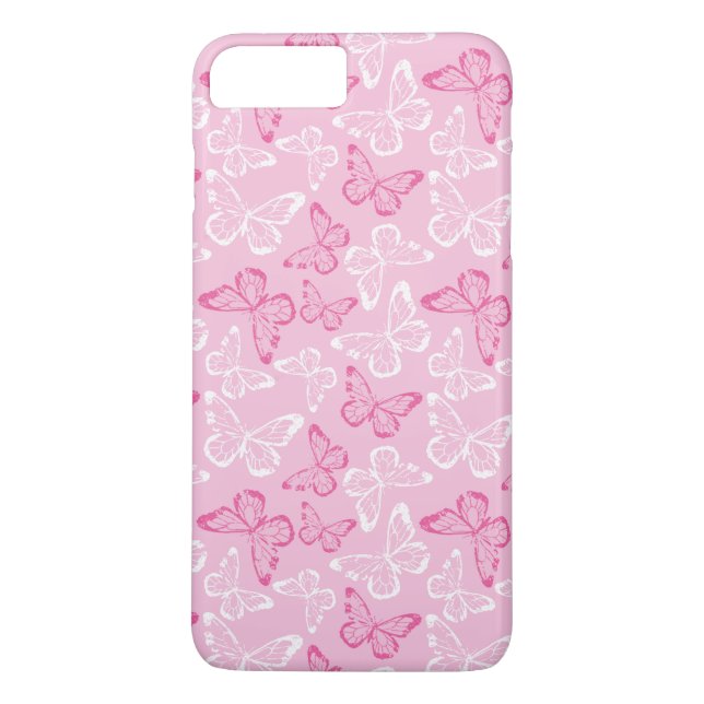 Capa Para iPhone, Case-Mate Borboleta Rosa (Verso)