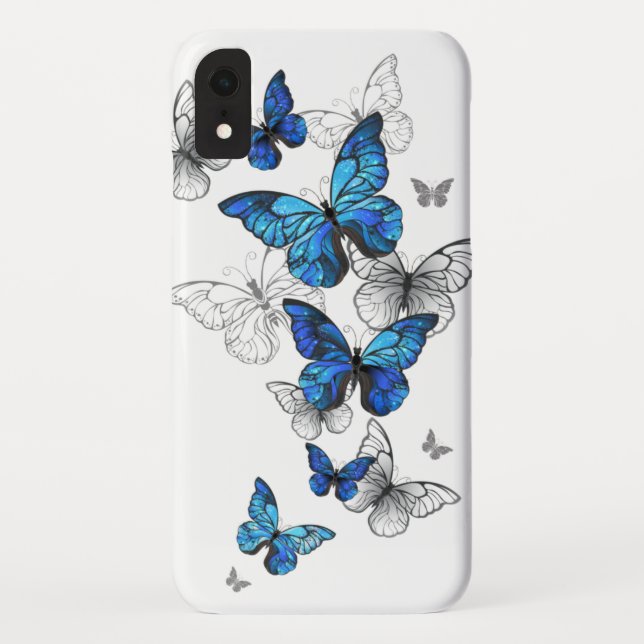 Capa Para iPhone, Case-Mate Borboletas Azuis Morpho (Verso)