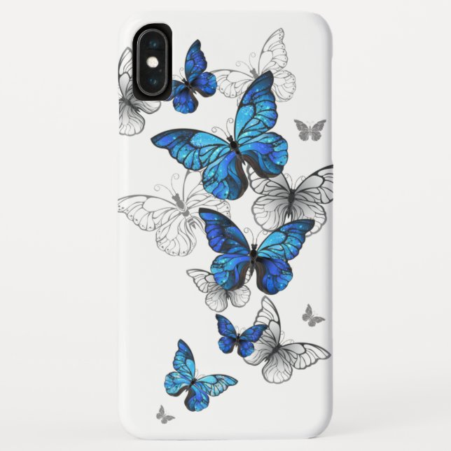 Capa Para iPhone, Case-Mate Borboletas Azuis Morpho (Verso)