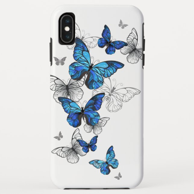 Capa Para iPhone, Case-Mate Borboletas Azuis Morpho (Verso)
