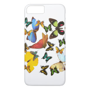Capa Para iPhone Da Case-Mate Borboletas Cor-de-laranja Azul-Verde Cor