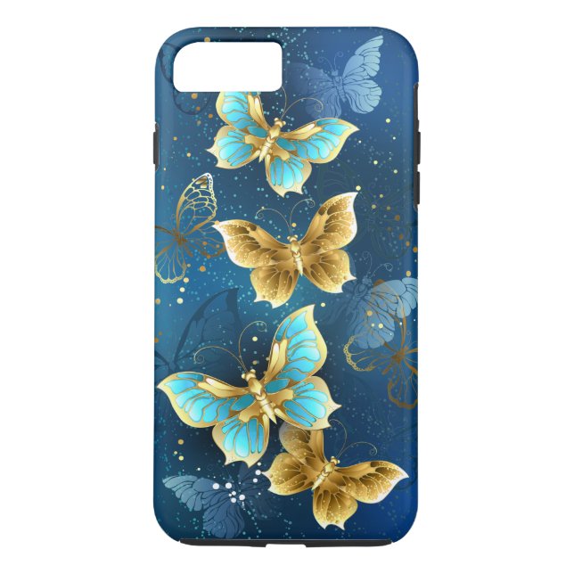 Capa Para iPhone, Case-Mate Borboletas de ouro (Verso)
