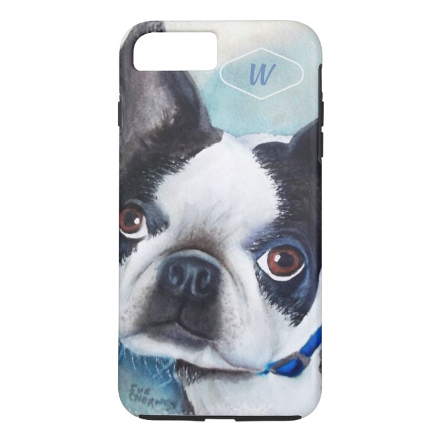 CAPA PARA iPhone, Case-Mate  BOSTON PRETO E BRANCO TERRIER (Verso)