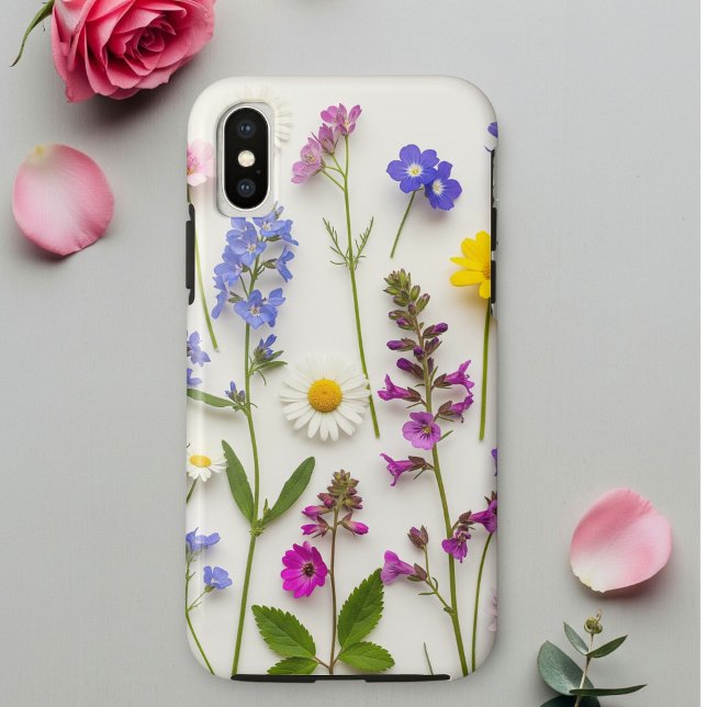 Capa Para iPhone, Case-Mate Botanical Phone Case with Wildflowers | iPhone  (Criador carregado)