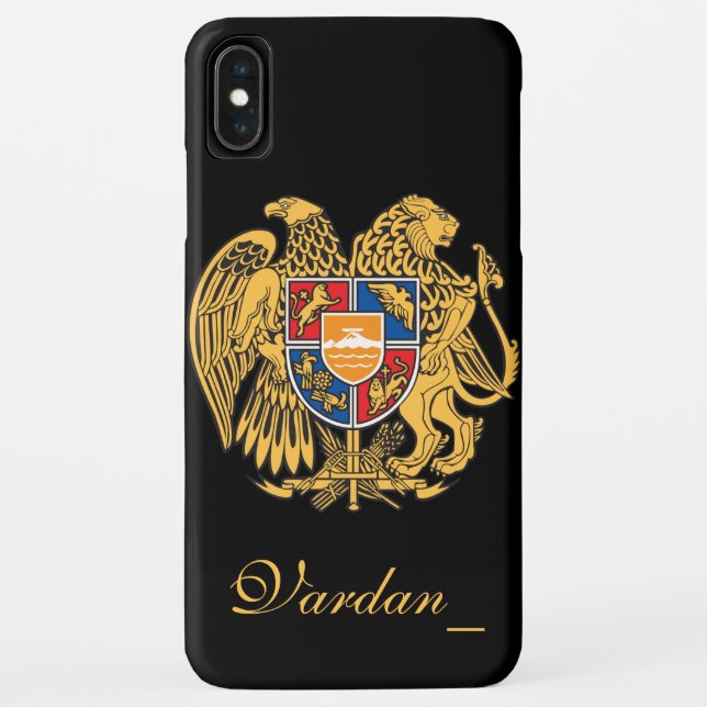 Capa Para iPhone, Case-Mate Brasão de Arménia personalizada (Verso)