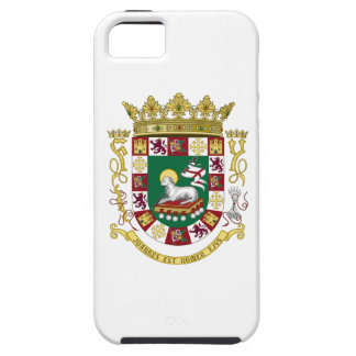 Capa Tough Para iPhone 5 Brasão de Puerto Rico