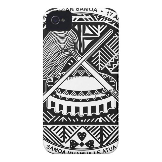 Capa Para iPhone, Case-Mate Brasão de Samoa Americanas (Traseira)