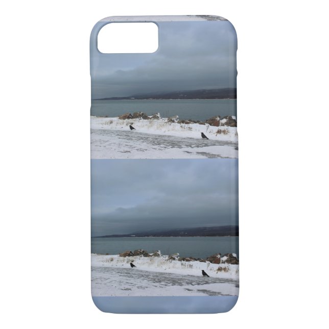 Capa Para iPhone, Case-Mate Braving a tempestade junto (Verso)