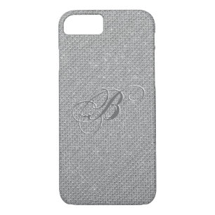 Capa iPhone 8/7 Brilhante de Ouros Brancos Monogramas