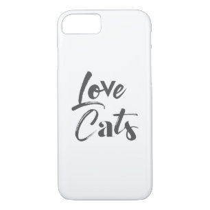 Capa iPhone 8/7 Brincadeira, alegre, moderna, fofa design de Gatos