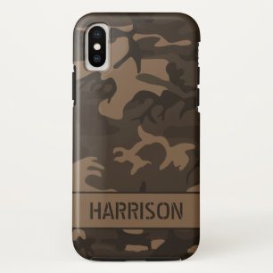 Capa Para iPhone Da Case-Mate Brown Camouflage