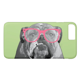 Capa Para iPhone Da Case-Mate Buldogue com o telefone engraçado bonito 7 dos
