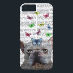 Capa Para iPhone Da Case-Mate Buldogue e Borboletas Francesas Brancas<br><div class="desc">Pets</div>