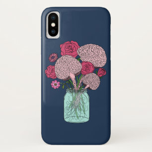 Capa Para iPhone Da Case-Mate Buquê de Flor do Cérebro