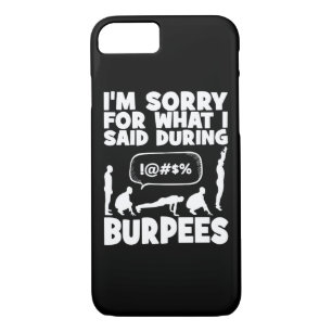 Capa iPhone 8/7 BURPEES - Engraçado Workout Novelty