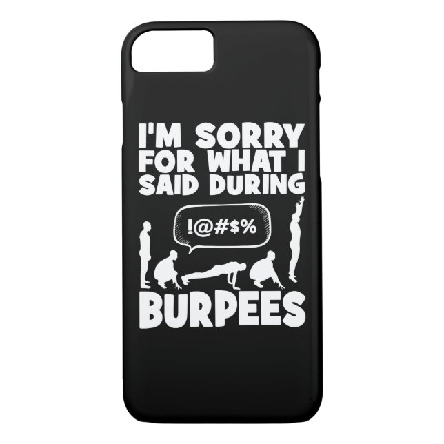 Capa Para iPhone, Case-Mate BURPEES - Engraçado Workout Novelty (Verso)