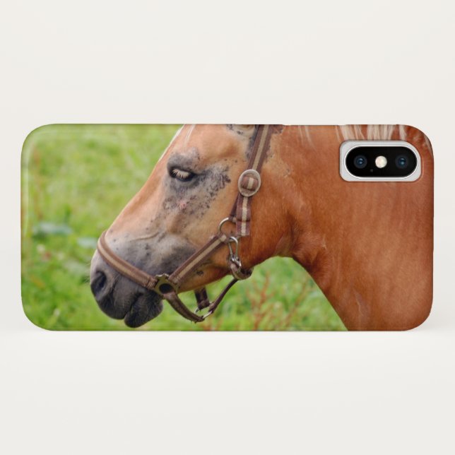 Capa Para iPhone, Case-Mate Cabeça de cavalo 003 (Verso (Horizontal))