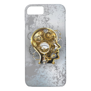 Capa iPhone 8/7 Cabeça Steampunk com Manômetro