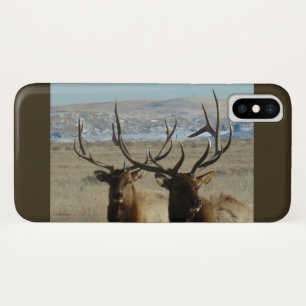Capa Para iPhone X Cabeças de Alce-Macho E45