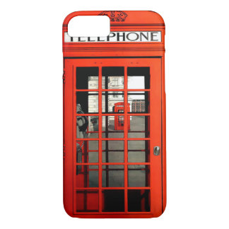 Capa iPhone 8/7 Cabine de telefone vermelha britânica