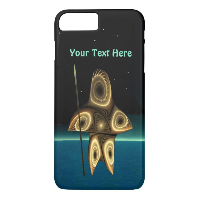 Capa Para iPhone, Case-Mate Caçador Inuit Fractal (Verso)