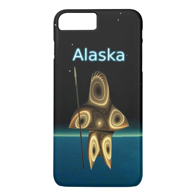 Capa Para iPhone, Case-Mate Caçador Inuit Fractal - Alasca (Verso)