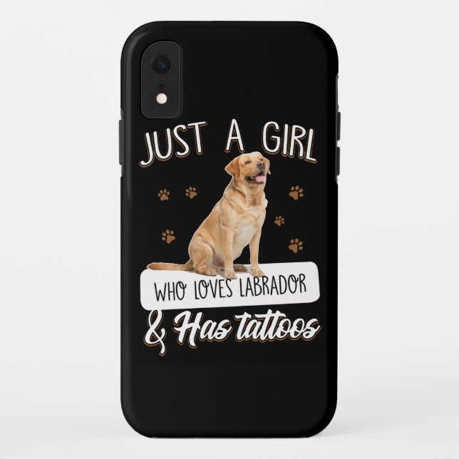 Capa Para iPhone, Case-Mate Cachorro | Apenas Uma Menina Que Ama Tatuagens Lab (Verso)