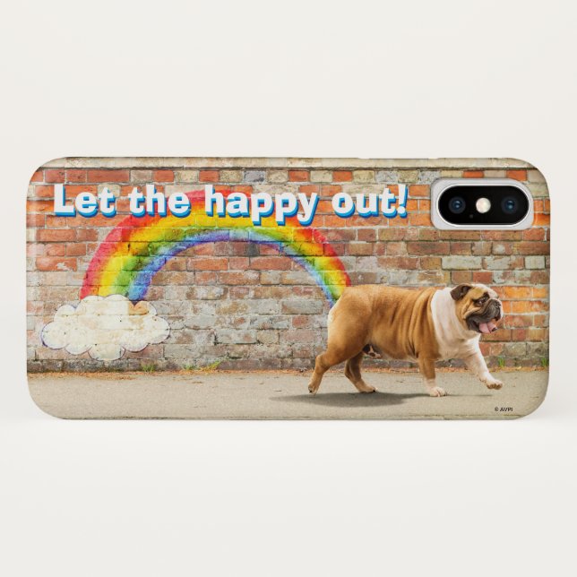 Capa Para iPhone, Case-Mate Cachorro e Grafite (Verso (Horizontal))