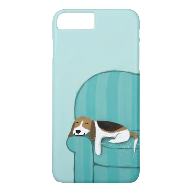 Capa Para iPhone, Case-Mate Cachorro Feliz | Feijão | Arte animal divertida (Verso)