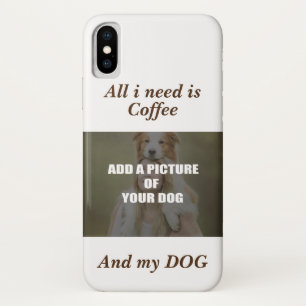 Capa Para iPhone Da Case-Mate Café e meu Travesseiro decorativo de Cachorro
