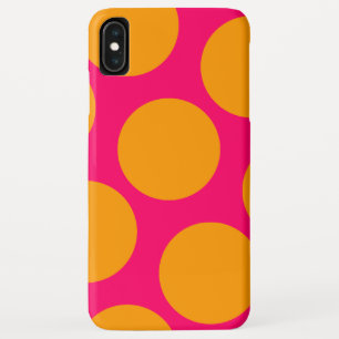 Capa Para iPhone Da Case-Mate Caixa alaranjada da case mate das bolinhas
