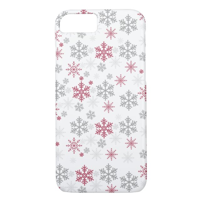 Capa Para iPhone, Case-Mate Caixa branca do telemóvel do floco de neve (Verso)