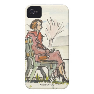 Capinha iPhone 4 Caixa de Blackberry do momento quieto do vintage