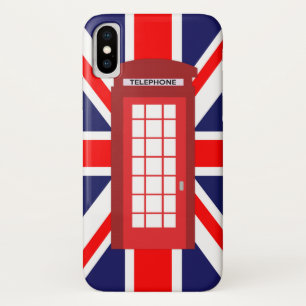 Capa Para iPhone X Caixa de telefone britânica bandeira do Reino Uni
