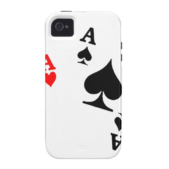 Capa Para iPhone, Case-Mate Caixa do ás (Traseira)