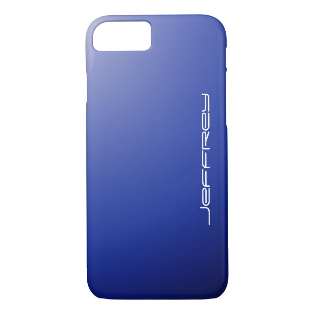 Capa Para iPhone, Case-Mate caixa do iPhone 7, inclinação azul & branco, (Verso)