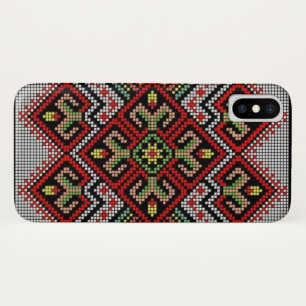 Capa Para iPhone X Caixa geométrica ucraniana da galáxia do iPhone do