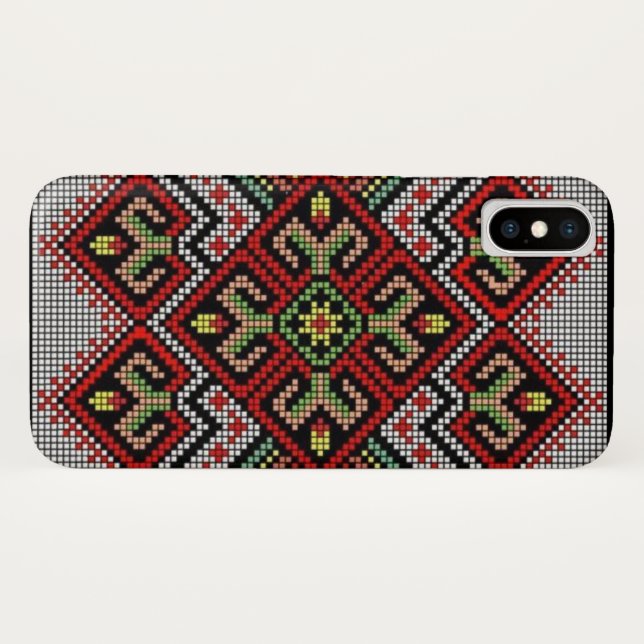 Capa Para iPhone, Case-Mate Caixa geométrica ucraniana da galáxia do iPhone do (Verso (Horizontal))