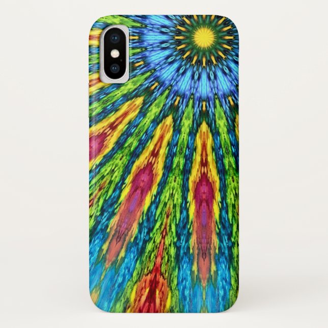 Capa Para iPhone, Case-Mate Caixa inumerável da mandala de Sun do zen (Verso)