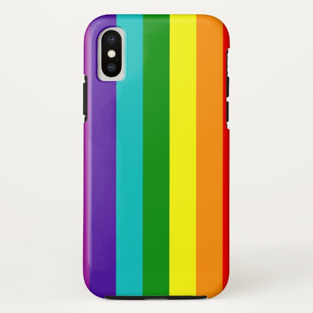 Capa Para iPhone, Case-Mate caixa iPhone / iPad do sinalizador arco-íris lgbt (Verso)
