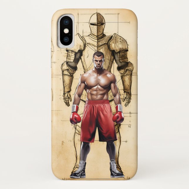 Capa Para iPhone, Case-Mate Caixa iPhone/iPad Robot Boxer (Verso)