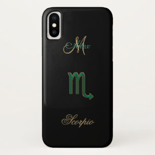 Capa Para iPhone X Caixa personalizada do iPhone X da Escorpião do