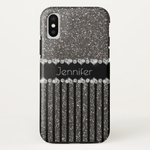 Capa Para iPhone Da Case-Mate Caixa personalizada do iPhone X das cinzas brilho