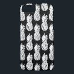 Capa Para iPhone Da Case-Mate Caixa preto e branco do iPhone 7 do teste padrão<br><div class="desc">Caixa preto e branco popular do iPhone 7 do teste padrão do abacaxi. Cobrir legal do telefone para amantes e coletores do abacaxi. Impressão da fruta do vintage para o smartphone. Igualmente disponível em outras marcas goste da galáxia de Samsung. Adicione seu próprio monograma ou nome opcionalmente.</div>