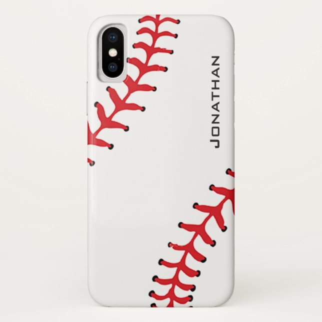 Capa Para iPhone, Case-Mate Caixa X com Design iPhone com pintura de baseball (Verso)