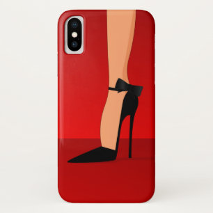Capa Para iPhone X Calçados de salto alto brilhante Cobrir telefônico