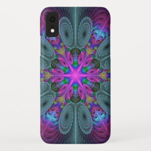Capa Para iPhone Da Case-Mate Caleidoscópio de Arte Fractal de Greve Colorida Ma