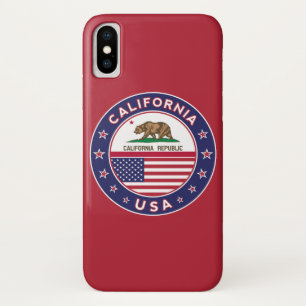 Capa Para iPhone Da Case-Mate California Phone Case (red version)