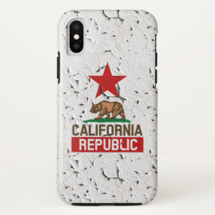Capa Para iPhone Da Case-Mate California Republic Peeling Paint Style